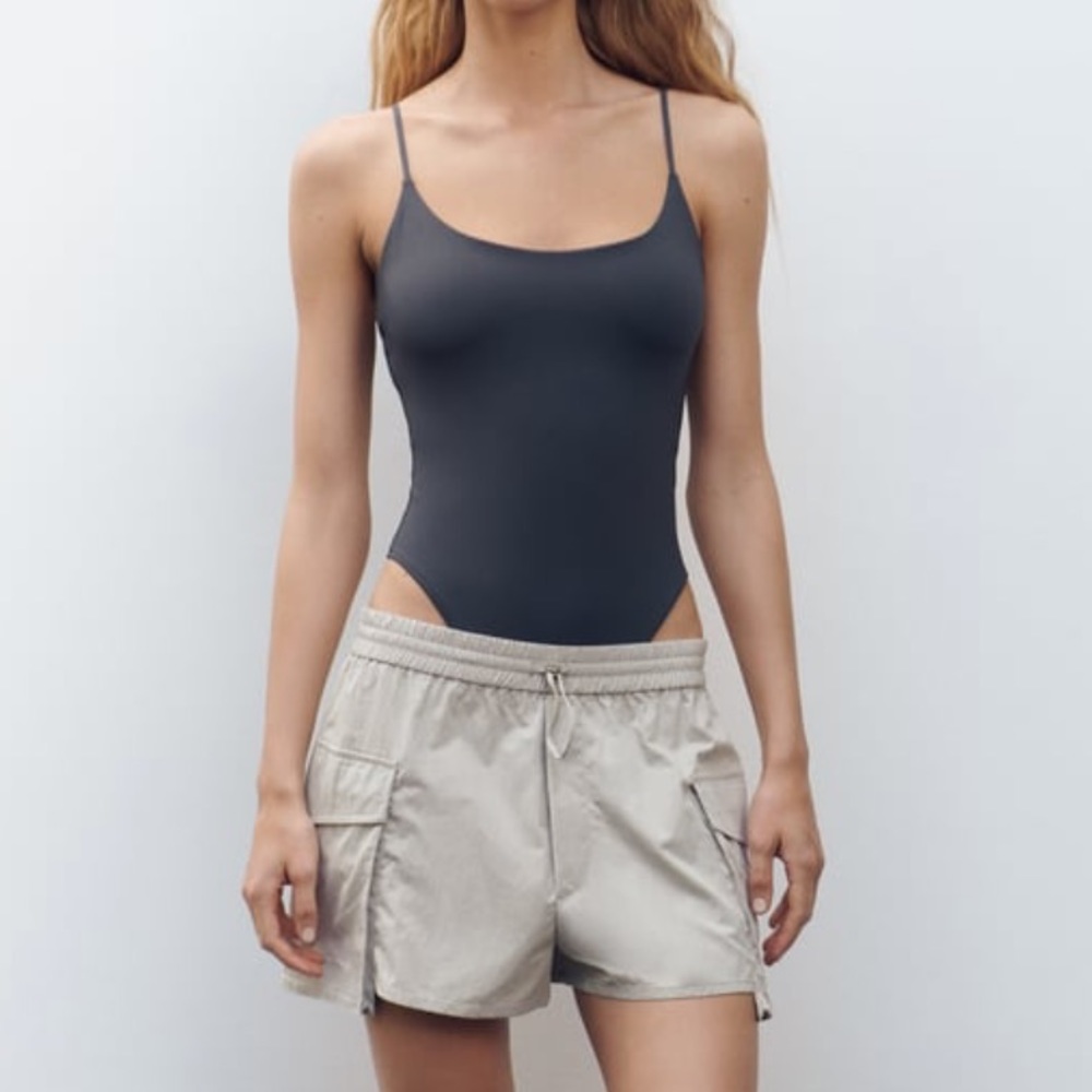 ZARA GRAY BODYSUIT